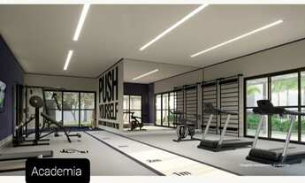 Imagem 7: Apartamento na planta com elevador com 55 M2 com 2 suítes e área de lazer completa