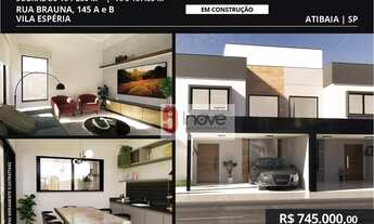 Imagem 4: Casa com 3 dormitórios à venda, 145 m² por R$ 745.000,00 - Vila Esperia - Atibaia/SP