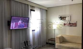 Imagem 7: Flat Transamerica Nações Unidas com 28m² contendo 1 dormitório 1 vaga de garagem para loca