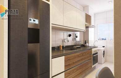 Imagem 2: Apartamento com 2 dormitórios à venda, 60 m² por R$ 356.700 - Boqueirão - Praia Grande/SP