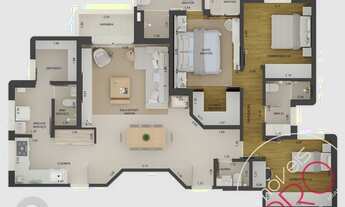 Imagem 4: Apartamento 120m² 3 dormitórios para Venda em Moema