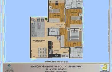 Imagem 4: Apartamento à venda, 3 quartos, 1 vaga, Liberdade - Belo Horizonte/MG