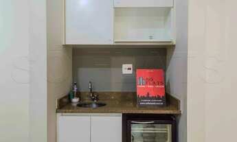 Imagem 5: Flat com 1 dormitório com serviços de camareira, tv a cabo, vaga de garagem. Consulte-nos