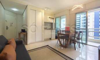 Imagem 2: Flat no Quality Bela Cintra disponível para locação contendo 45m², 2 dorms e 1 vaga de gar