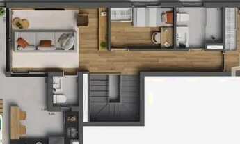 Imagem 3: APARTAMENTO COBERTURA DUPLEX À VENDA NA POMPEIA, 3 DORMITÓRIOS, 1 SUÍTE. 2 VAGAS DE GARAGE