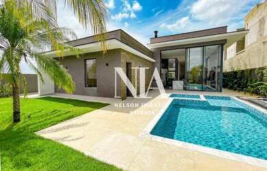 Imagem 2: Casa térrea NOVA com 4 Suítes à venda, 320 m² por R$ 3.890.000 - Condomínio Residencial Sh