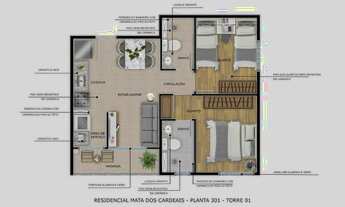 Imagem: Apartamento próx a academia da saúde na