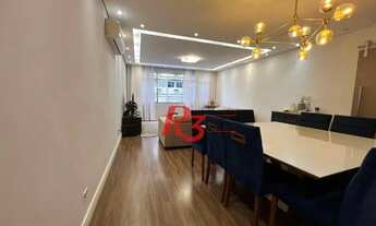 Imagem 4: Apartamento com 3 dormitórios à venda, 151 m² por R$ 840.000,00 - Gonzaga - Santos/SP