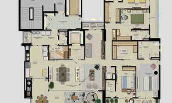 Imagem 2: Apartamento para Venda em São Luís, Jardim Renascença, 4 dormitórios, 4 suítes, 5 banheiro