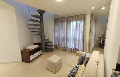 Imagem: Apto de 1 dormitório duplex de 54m², semi-mobiliadao