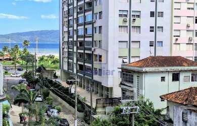 Imagem 3: Apartamento com 2 dormitórios, varanda e vista para o mar, a 100 m da Praia de Itararé !