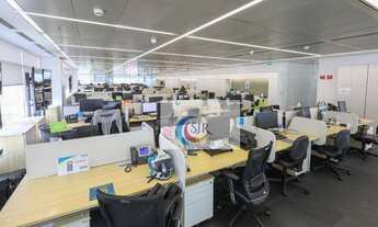 Imagem: Laje comercial mobiliada de 1.411 m² com