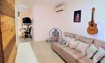 Imagem 3: Apartamento à venda na praia do Tombo em Guarujá, 100 mts úteis, 3 dormitórios (2 suites)