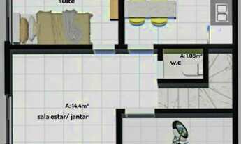 Imagem 2: Casa a para venda Lauro de Freitas, 4/4, 2 suíte, varanda, Projeto moderno, Condomínio co