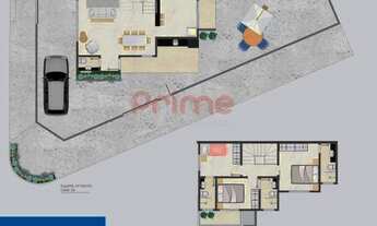 Imagem 5: Casa Geminada para Venda em Belo Horizonte, Santa Branca, 3 dormitórios, 3 suítes, 4 banhe
