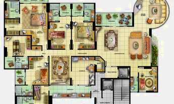 Imagem 2: Apartamento para venda tem 346 metros quadrados com 4 quartos em Lagoa Nova - Natal - RN