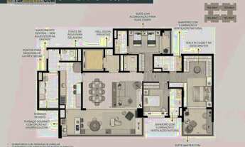 Imagem 3: Apartamento NOVO com 3 dormitórios à venda com 163 m² - 3 dormitórios e 2 vagas no Paraís