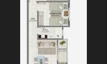 Imagem 3: ULTIMA UNIDADE: Apto 2 Quartos, Suíte, Sacada com Churrasqueira & Garagem no Sertão do