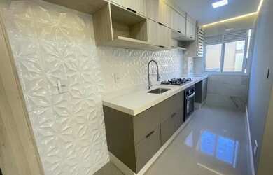 Imagem 2: Apartamento com 2 dormitórios à venda, 54 m² por R$ 390.000 - Vila Pires - Santo André/SP