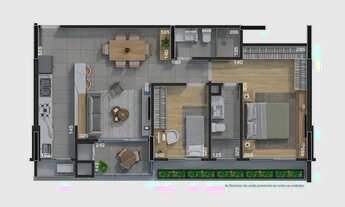 Imagem 5: COBERTURA com 3 dormitórios à venda por R$ 2.500.037,57 no bairro Campo Comprido - CURITIB