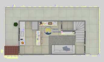 Imagem 4: Casa com 2 dorms, Guilhermina, Praia Grande - R$ 280 mil, Cod: 1787