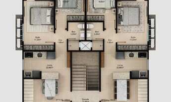 Imagem 4: Apartamento com 2 dormitórios à venda, 72 m² por R$ 524.900,00 - Centro - Navegantes/SC