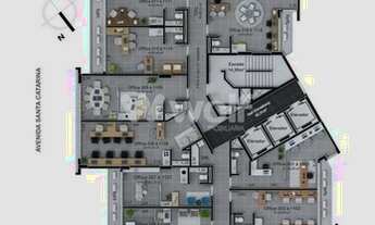 Imagem 3: SALA 46 M² PRIVATIVOS - LAVABO - VAGA - TOP