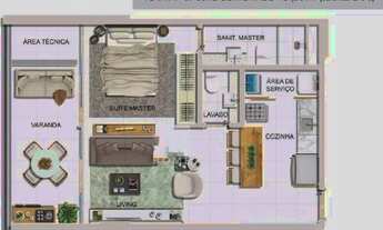 Imagem 2: Jazz - Apartamento de Um Quarto com Lavabo e varanda na Graça - Pronto para morar