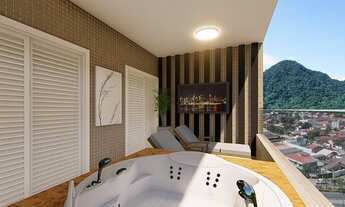 Imagem 5: Apartamento com 3 dormitórios à venda, 132 m² por R$ 1.327.379,00 - Canto do Forte - Praia