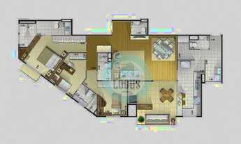 Imagem 2: Apartamentos no Residencial Máximus com 3 dormitórios à venda, 132 m² por R$ 1.111.600 - J