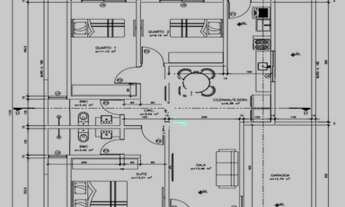 Imagem 3: Casa de 3 dormitórios com 1 suíte e garagem coberta no Bairro Forquilhas em São José