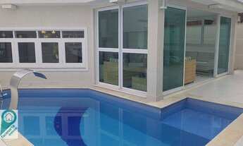 Imagem 2: Casa com 4 dormitórios à venda, 308 m² por R$ 2.550.000 - Alphaville - C/ Piscina Aquecid