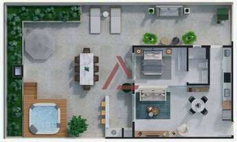 Imagem 2: Apartamento com 1 quarto à venda, 180 m² por R$ 1.427.777 - Saco Grande - Florianópolis/SC