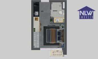 Imagem: Studio com 1 dormitório à venda, 27 m²