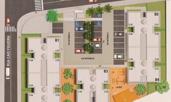 Imagem 6: Rosa dos Ventos apartamentos de 2 Quartos com lazer em Nova Iguaçu