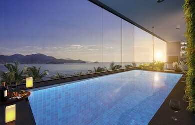 Imagem 2: Praia do Tenório 2 vagas de garagem com piscina na sacada