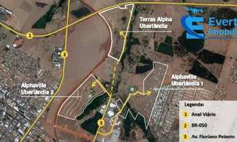 Imagem 6: Terreno em Condomínio Fechado Terras Alpha, com 279,90 metros, na Granja Marileuza Uberlâ