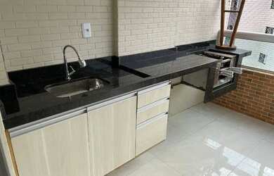 Imagem 5: LOCAÇÃO 2 DORM GUILHERMINA LADO PRAIA - VARANDA GOURMET MOBILIADO 3200