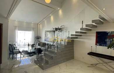 Imagem 4: Luxuosa casa duplex em terreno inteiro com área gourmet e piscina com 4 quartos, 450 m²- v