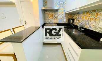 Imagem 5: Apartamento com 1 dormitório para alugar, 50 m² por R$ 2.550,00/mês - Embaré - Santos/SP