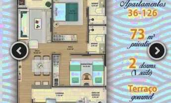 Imagem 6: Belíssimo Apartamento com 2 dormitórios no bairro Canto do Forte!