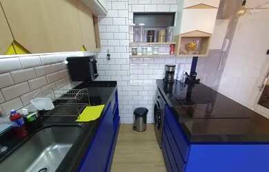 Imagem 7: Lindíssimo apartamento, totalmente mobiliado e equipado, com venda porteira fechada em áre