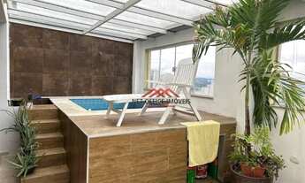 Imagem 2: Cobertura com 3 dormitórios para alugar, 182 m² por R$ 9.192,00/mês - Vila Ema - São José