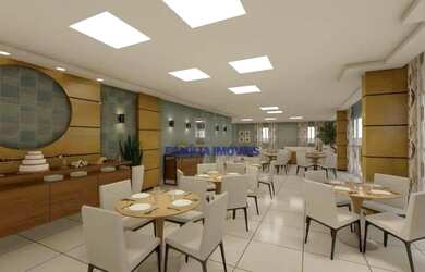 Imagem 4: Alugar 1 quarto mobiliado sacada gourmet lazer Campo Grande Santos