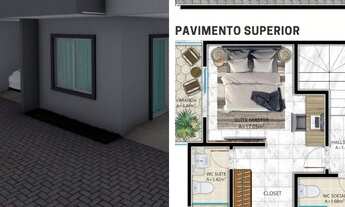 Imagem 2: Casa nova ¾ com suíte master, garagem privativa em cond. fechado em Ipitanga!