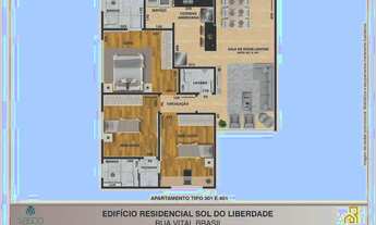 Imagem: Apartamento à venda, 3 quartos, 1 vaga