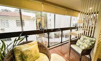 Imagem 2: Apartamento mobiliado de 3 quartos com varanda no Leblon