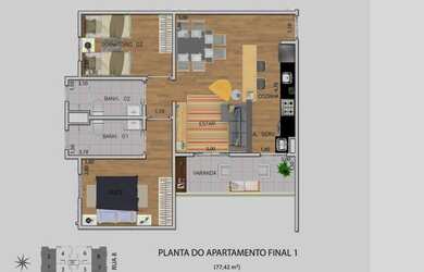 Imagem 2: LANÇAMENTO - Paradiso Residencial. Aptos de 02 dormitórios com 77 m2 em Rio Claro-SP