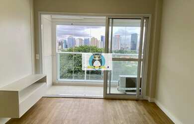 Imagem 2: Ap. 37m2, 01 dorm., semimobiliado, ar cond., varanda, 01 vaga, 1ª locação