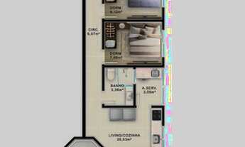 Imagem 2: Palhoça - Apartamento Padrão - Praia do Sonho